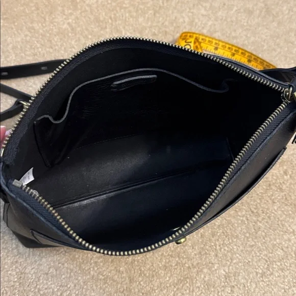 Madewell Black Leather Transport Bag - Picture 4 of 6